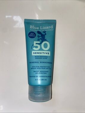 Blue Lizard SPF 50 Sensitive Mineral Sunscreen